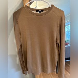 Uniqlo Merino Wool Camel Sweater - M